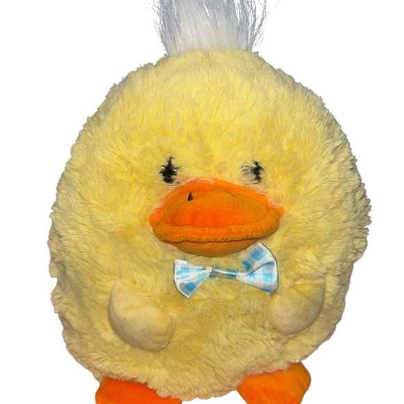 Yellow Plush Duck Toy for Small Pets - Picture 1 of 6